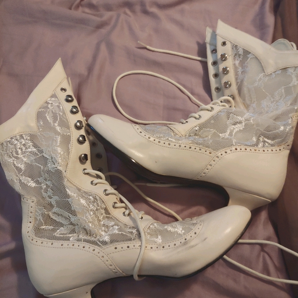 Victorian Lace Boots